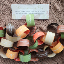 Load image into Gallery viewer, Thanksgiving Advent Paper Chain - Digital Download