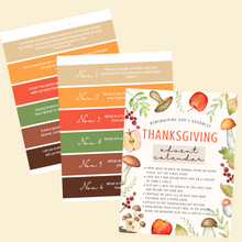 Load image into Gallery viewer, Thanksgiving Advent Paper Chain - Digital Download