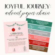 Load image into Gallery viewer, Joyful Journey: Advent Paper Chain - Digital Download