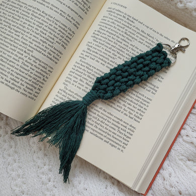 Mermaid Macrame Keychain