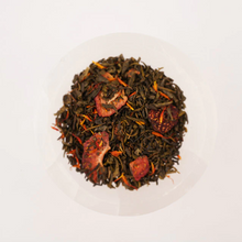 Load image into Gallery viewer, Strawberry Coconut Cream Green Loose Leaf Tea