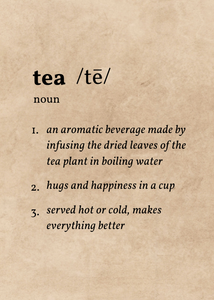 Tea Definition 5"x7" - Digital Download