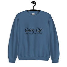 Load image into Gallery viewer, Living Life One Book at a Time Sweatshirt
