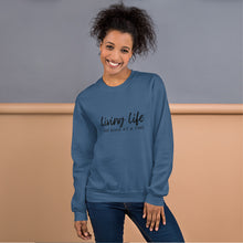Load image into Gallery viewer, Living Life One Book at a Time Sweatshirt