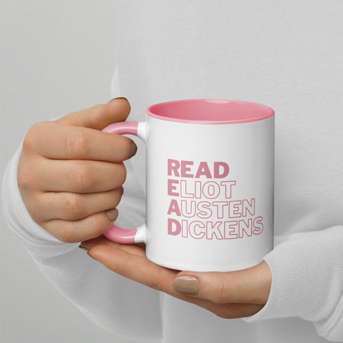 READ Mug with Pink Accents